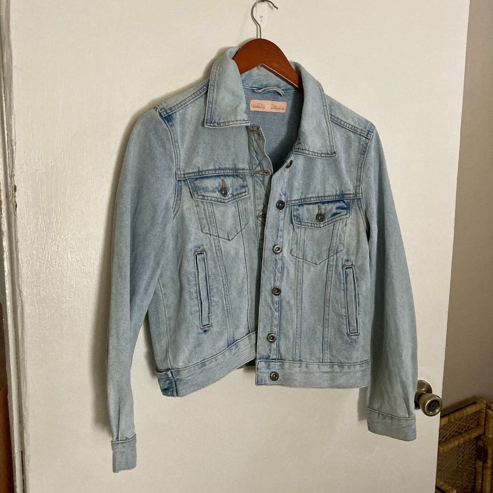 Mila Rose Denim Jacket (Youth Size XL, Adult Size S)